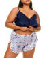 Plus Size Linny Pajama Camisole & Short Set