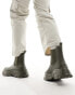 ASOS DESIGN wellington boots in khaki