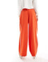 River Island petite contrast side stripe trouser in red