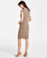 Women's Extended-Shoulder Sheath Dress