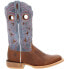 Durango Lady Rebel Pro Square Toe Cowboy Womens Blue, Brown, Purple Casual Boot