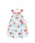 Toddler Girls Cotton Dresses, Tropical Floral