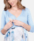 Women's Maternity Nursing Wrap Dress