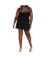 Plus Size Harley Asymmetric Ruffle Mini Dress