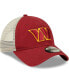 Men's Burgundy, Natural Washington Commanders Loyal 9TWENTY Trucker Hat