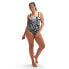 SPEEDO Shaping Square Neck Printed Swimsuit