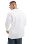 Jack & Jones oversized long sleeve t-shirt in white