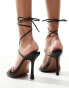 ASOS DESIGN Nutmeg strappy heeled sandals in black