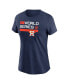 Women's Navy Houston Astros 2022 World Series Authentic Collection Dugout T-shirt