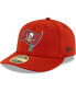 Men's Red Tampa Bay Buccaneers Omaha Low Profile 59Fifty Fitted Team Hat