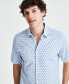 Men's Regular-Fit Geo-Print Button-Down Shirt, Created for Macy's