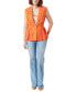 Women's Lester Smocked-Waist Peplum Vest