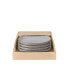 Studio Grey 4 Piece Small Coupe Plate Set