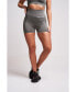 Women's Fortel Recycled Ruched Booty Shorts - Petrol Marl