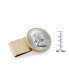 Men's Silver Franklin Half Dollar Stainless Steel Coin Money Clip