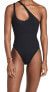 L*Space Women's Phoebe One Piece Classic, Black, 8