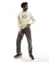 Pull&Bear Santa Monica sweatshirt in ecru