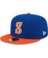 Men's Blue Syracuse Mets Authentic Collection 59FIFTY Fitted Hat