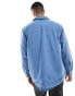 Levi's Bryant padded reversible denim overshirt jacket in light blue