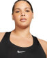 Plus Size Active Medium-Support Padded Sports Bra Tank Top