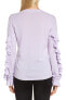 Lewit Ruffle Sleeve Cashmere Sweater Women's Sz. Small 152081