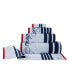 Nautical Blanket Stripe 2 Piece Turkish Cotton Hand Towel Set