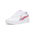 Puma Carina 2.0 Groovin Jr Lace Up Girls White Sneakers Casual Shoes 39397701