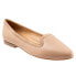 Trotters Hannah T2270-130 Womens Beige Leather Slip On Loafer Flats Shoes 12