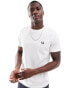 Fred Perry rear powder laurel t-shirt in white