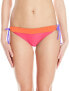 prAna Women's 182472 Saba Bikini Bottom Swimwear Azalea Size L