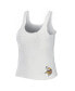 Женская пижама WEAR by Erin Andrews Womens Cream Minnesota Vikings Cozy Scoop Neck Tank Top Pants Sleep Set