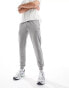 Jack & Jones slim jogger in light grey marl