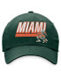 Men's Green Miami Hurricanes Slice Adjustable Hat