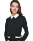 Women's Layered-Look Sweater, Regular & Petites