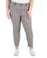 Plus Size Tribecca Millennium Plaid Ankle Pants