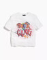 ASOS DESIGN PRIDE genderless baby tee in white with chest print