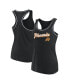 Women's Black Phoenix Suns Wordmark Logo Racerback Tank Top