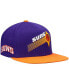 Men's Purple and Orange Phoenix Suns Hardwood Classics Snapback Hat