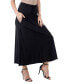 Women's Foldover with Pockets Maxi Skirt