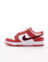 Nike Dunk SE low trainers in off white and pink red mix