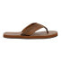 London Fog Trevon Flip Flops Mens Brown Casual Sandals CL30381M-T