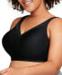 Женский бюстгальтер Glamorise womens Plus Size Magic Lift Seamless Sport Bra