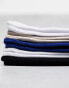 Weekday 5-pack rib socks in black white beige and blue