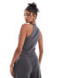 ONLY racer waistcoat co-ord in dark grey