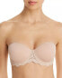 Simone Perele 300023 Women's Eden Strapless Plunge Smooth Cup, Peau Rose, 36B