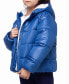 Girls Heavyweight Puffer Jacket Sherpa Lined Bubble Coat