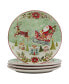 Joy of Christmas 11" Dinner Plates Set of 4