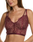 Cosabella Sicilia Curvy Longline Bralette Women's Purple Xs