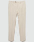 Men's Stretch Fabric Slim-Fit Suit Pants