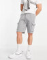 Topman cargo shorts in grey